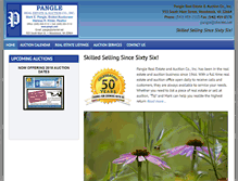 Tablet Screenshot of pangle.com